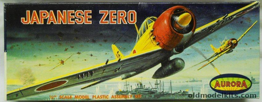 Aurora 1/48 Japanese Zero, 88-79 plastic model kit